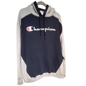 CHAMPION Men's Color Block Pullover Hoodie
